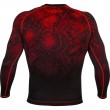 Venum Fusion Compression T-Shirt Black/Red Long